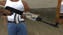 Cool Black AK-47 pour GTA San Andreas