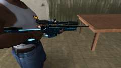 Sniper Blue Snow pour GTA San Andreas