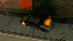 Burning car mod from GTA 4 pour GTA San Andreas