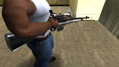 Silver Sniper Rifle pour GTA San Andreas