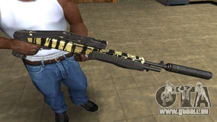 Gold Lines Combat Shotgun für GTA San Andreas