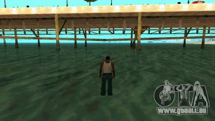 Zu Fuß auf dem Wasser für GTA San Andreas