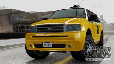 Vapid Landstalker Taxi SR 4 Style Flatshadow pour GTA San Andreas