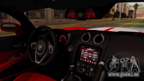 Dodge Viper SRT GTS 2013 IVF (MQ PJ) LQ Dirt pour GTA San Andreas