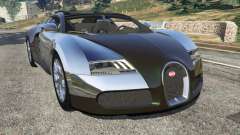 Bugatti Veyron Grand Sport v3.0 pour GTA 5