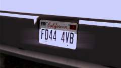 CA & NV License Plates pour GTA San Andreas