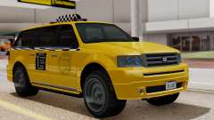 Landstalker Taxi SR 4 Style Flatshadow für GTA San Andreas