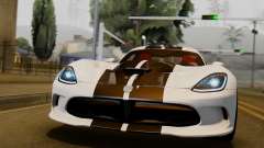 Dodge Viper SRT GTS 2013 IVF (HQ PJ) LQ Dirt pour GTA San Andreas