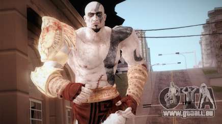 God Of War 3 Kratos Blue für GTA San Andreas