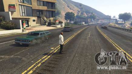 L'explosion a laissé les pneus de voitures à proximité 2.0 pour GTA 5