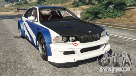 BMW M3 GTR E46 Most Wanted v1.2 pour GTA 5