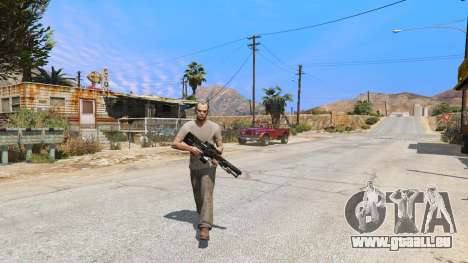 GTA 5 M2014 Gauss Rifle из Crysis 2