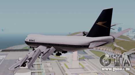 Boeing 747-100 British Overseas Airways für GTA San Andreas