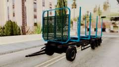 Wood Transport Trailer from ETS 2 pour GTA San Andreas