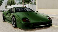 Ferrari F40 1987 with Up without Bonnet IVF für GTA San Andreas