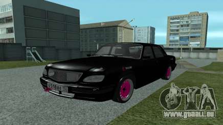 Der GAZ 31105 Wolga Schwarz und Pink für GTA San Andreas