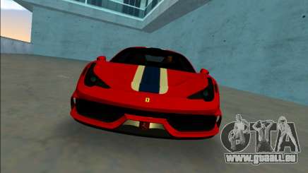 Ferrari 458 Besonderes für GTA Vice City