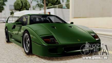 Ferrari F40 1987 with Up without Bonnet IVF für GTA San Andreas