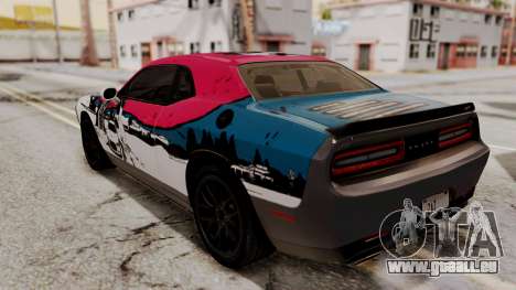 Dodge Challenger SRT Hellcat 2015 HQLM für GTA San Andreas