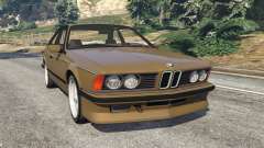BMW M635 CSI (E24) 1986 pour GTA 5