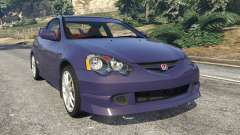 Honda Integra Type-R without license plate pour GTA 5