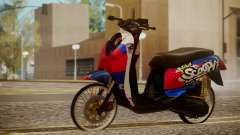 Honda Scoopy New Red and Blue für GTA San Andreas