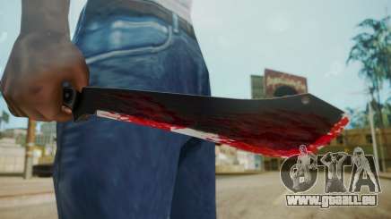 GTA 5 Machete (From Lowider DLC) Bloody pour GTA San Andreas