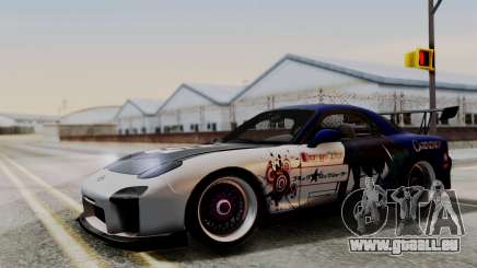 Mazda RX-7 Black Rock Shooter Itasha pour GTA San Andreas