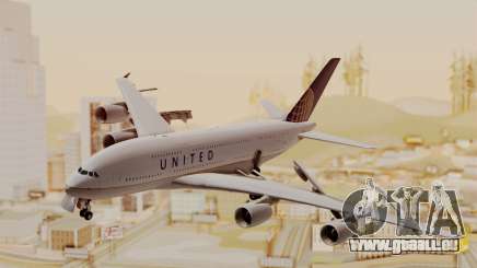 Airbus A380-800 United Airlines für GTA San Andreas