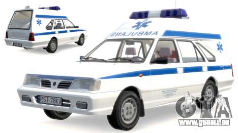 Daewoo-FSO Polonez Fret Ambulance 1999 pour GTA 4
