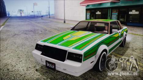 GTA 5 Willard Faction Custom without Extra Int. pour GTA San Andreas