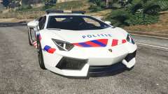 Lamborghini Aventador LP700-4 Dutch Police v5.5 für GTA 5