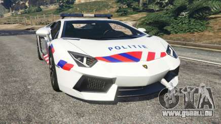 Lamborghini Aventador LP700-4 Dutch Police v5.5 für GTA 5