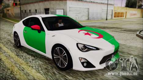 Toyota GT86 (ZN6) 2012 HD Algeria PJ pour GTA San Andreas