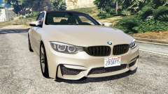BMW M4 2015 v1.1 pour GTA 5
