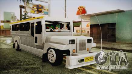 Markshop Jeepney pour GTA San Andreas