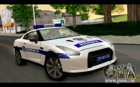 Nissan GT-R Policija für GTA San Andreas