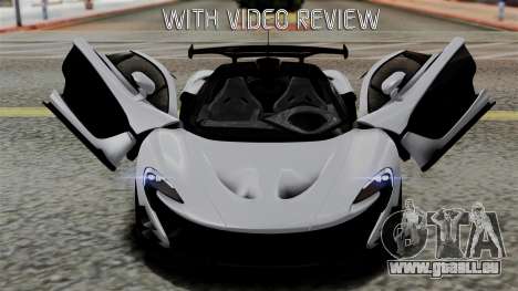 McLaren P1 GTR-VS 2013 für GTA San Andreas