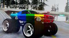Ford Mustang 1966 Chrome Edition v2 Monster pour GTA San Andreas