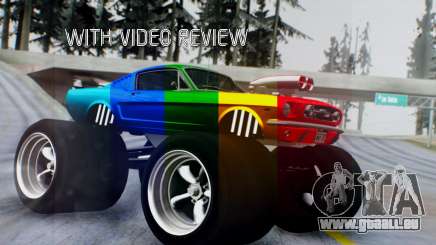 Ford Mustang 1966 Chrome Edition v2 Monster pour GTA San Andreas