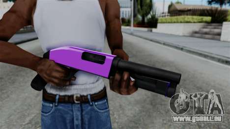Purple Escopeta für GTA San Andreas