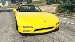 Mazda RX-7 FD3S Stanced [without camber] v1.1 pour GTA 5