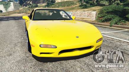 Mazda RX-7 FD3S Stanced [without camber] v1.1 pour GTA 5