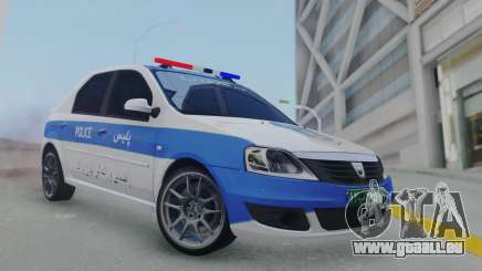 Dacia Logan Iranian Police pour GTA San Andreas