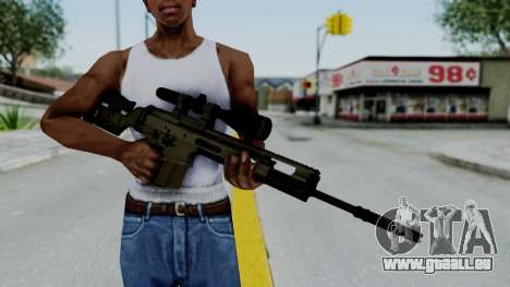 SCAR-20 v2 No Supressor pour GTA San Andreas