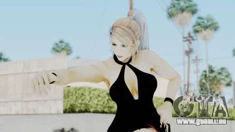 Sarah DoA New Dress Black pour GTA San Andreas