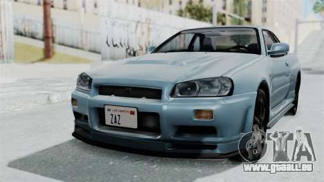 Nissan Skyline GT-R R34 V-spec 1999 pour GTA San Andreas