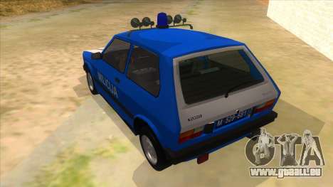 Yugo Koral Police für GTA San Andreas