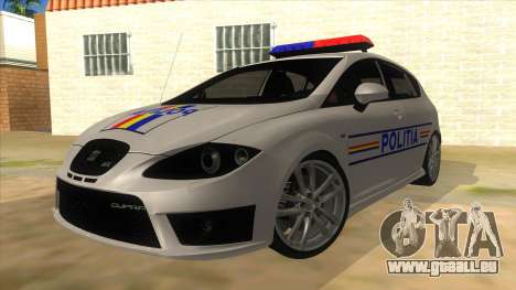 Seat Leon Cupra Romania Police für GTA San Andreas