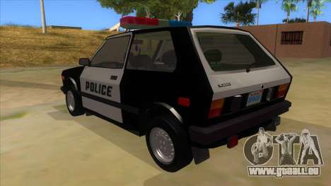 Yugo GV Police pour GTA San Andreas